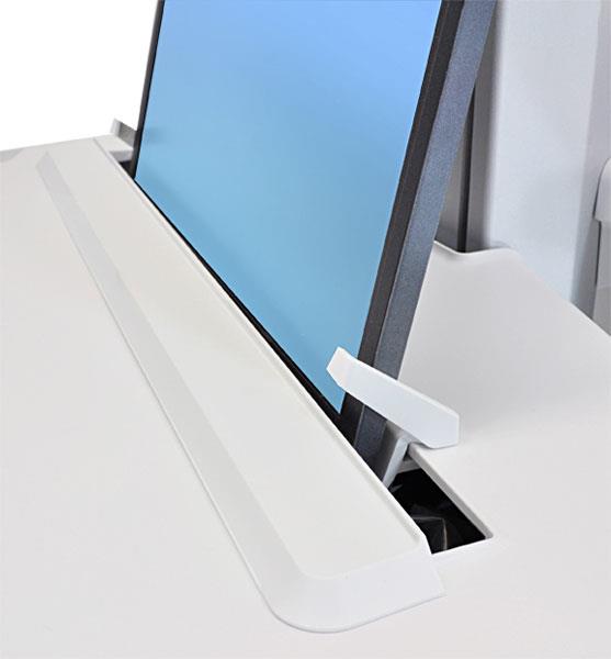 Купить Ergotron StyleView - Wagen für Notebook/Tastatur/Maus (open architecture) - medizinisch - Aluminium, verzinker Stahl, high-grade plastic - Grau, weiß, Polished Aluminum - Bildschirmgröße: bis zu 43,9 cm (17.3" breit) - A (SV44-1141-2) в магазине wardena.ru