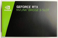 Купить Nvidia GeForce RTX NvLink Bridge 3-Slot - 2-Wege-Grafikkartenbrücke - Schwarz - Grau (900-14932-2500-000) в магазине wardena.ru