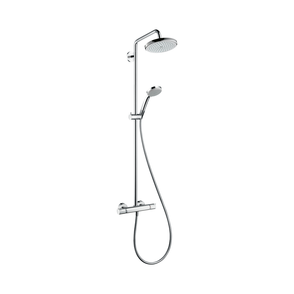 Купить Hansgrohe Croma 220 Showerpipe душевая система с термостатом хром 27185000 в магазине wardena.ru