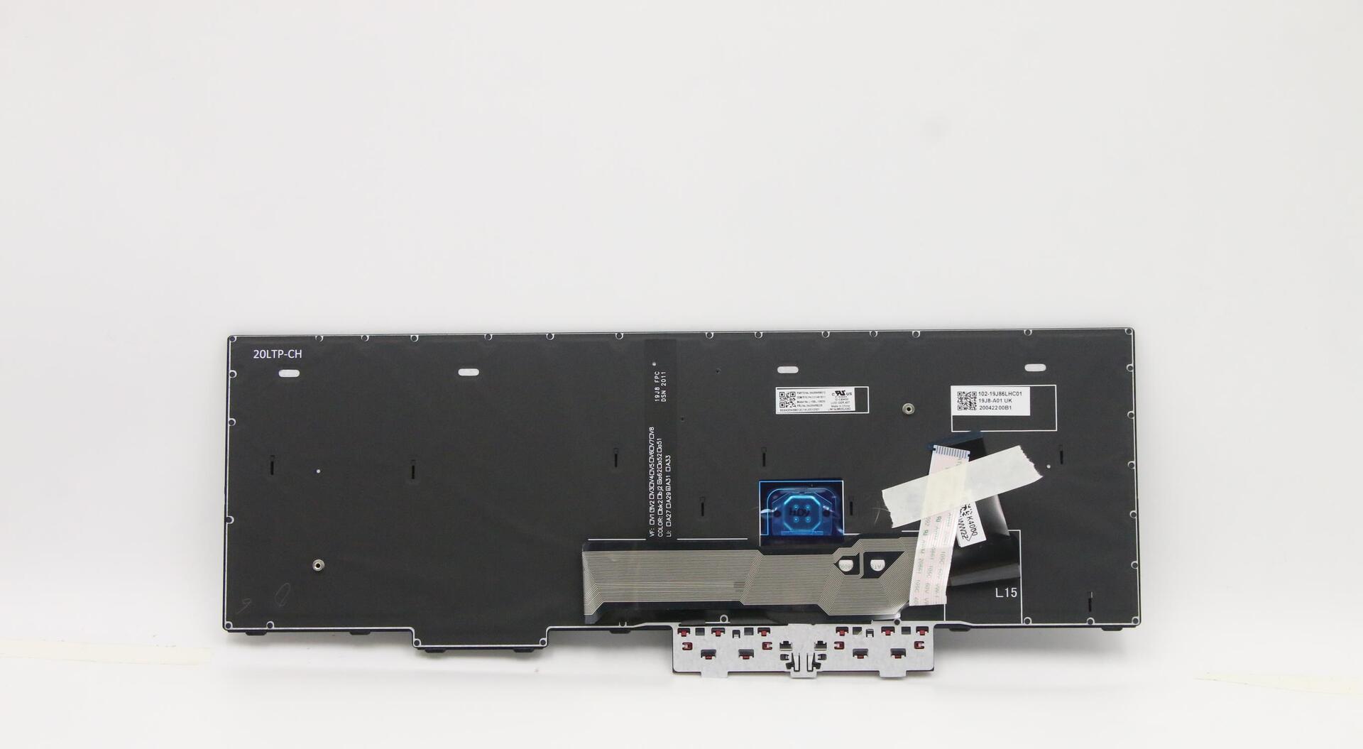 Купить Lenovo Chicony - Ersatztastatur Notebook - hinterleuchtet - Deutsch - Schwarz - für ThinkPad L15 Gen 1 20U7, 20U8 (5N20W68228) в магазине wardena.ru