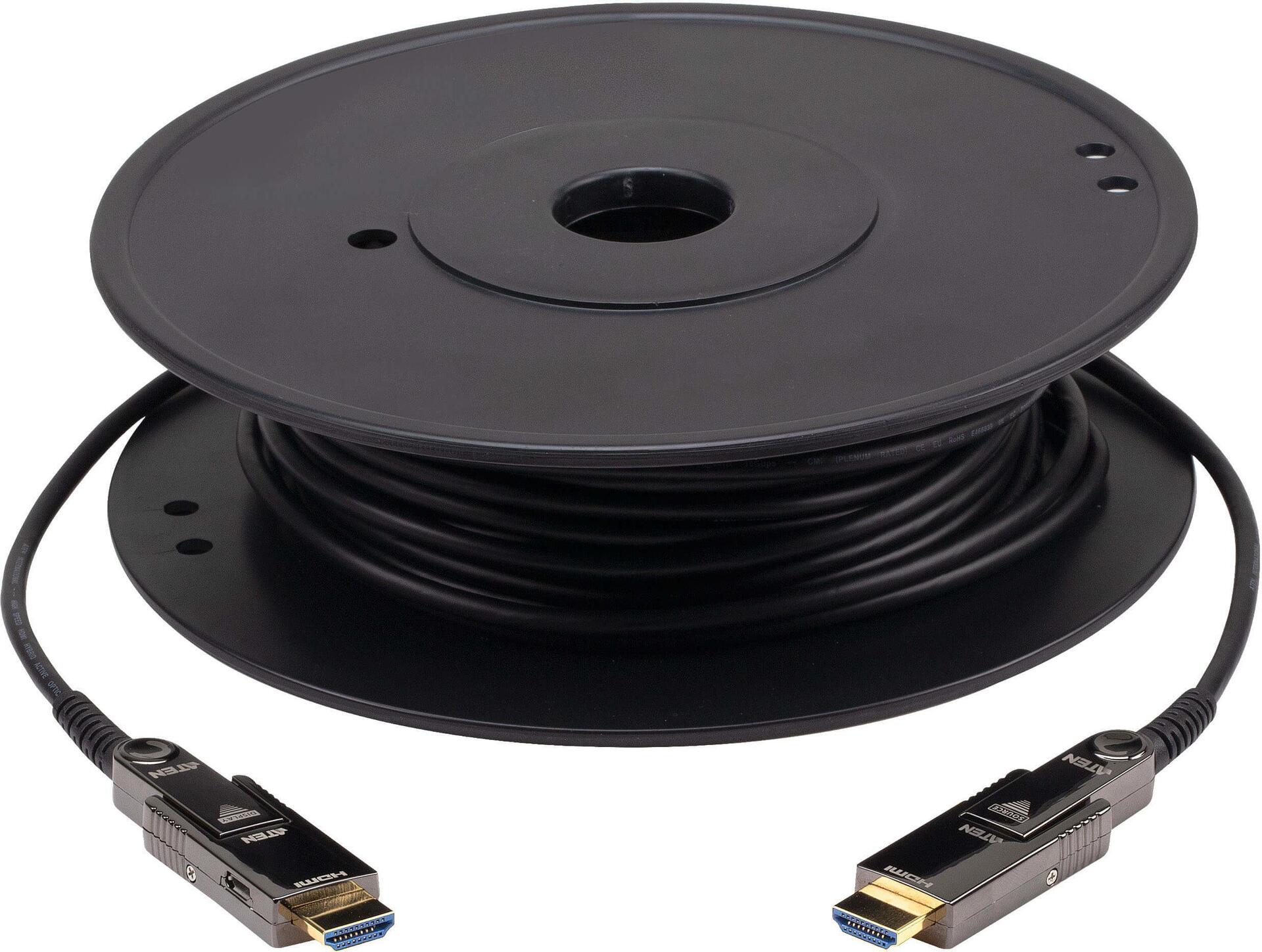 Купить ATEN VE7832A - High Speed - HDMI-Kabel mit Ethernet - HDMI männlich zu HDMI männlich - 20 m - Hybrid Kupfer/Kohlefaser - aktiv, Support von 4K 60 Hz - für ATEN VM0202HB, VanCryst VS182B, VS184B в магазине wardena.ru