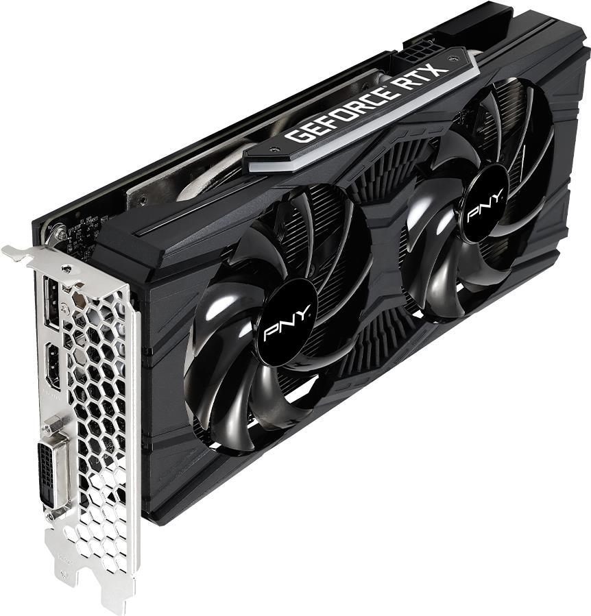 Купить PNY GeForce RTX 2060 12GB REVEL Dual Fan - Grafikkarten - GF RTX 2060 - 12 GB GDDR6 - PCIe 3.0 x16 - DVI, HDMI, DisplayPort (VCG206012DFPPB) в магазине wardena.ru