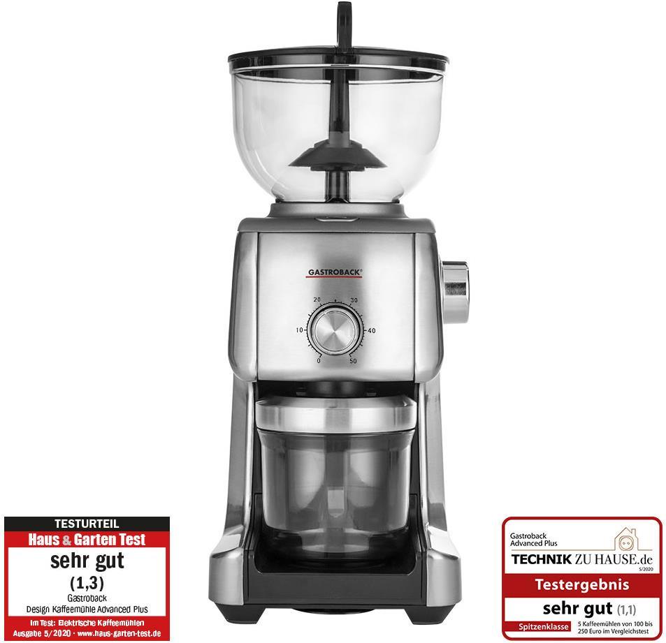 Купить Gastroback Design Advanced Plus Kaffeemühle 130 W Schwarz - Edelstahl (42642) в магазине wardena.ru