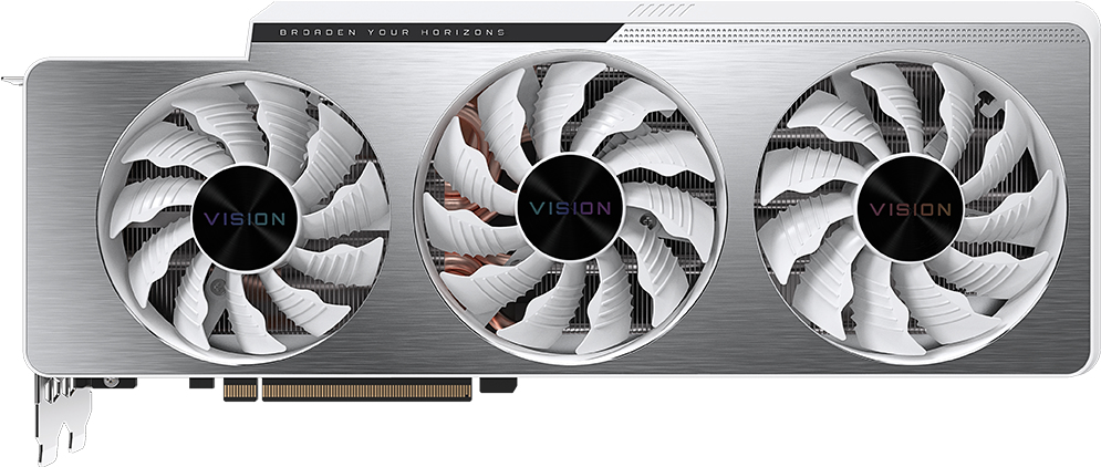 Купить Gigabyte GeForce RTX 3070 Ti VISION OC 8G - OC Edition - Grafikkarten - GF RTX 3070 Ti - 8GB GDDR6X - PCIe 4,0 x16 - 2 x HDMI, 2 x DisplayPort (GV-N307TVISION OC-8GD) в магазине wardena.ru