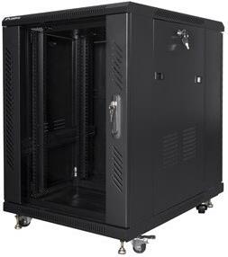 Купить Lanberg FF01-6815-12B Rack 15U Freistehendes Gestell Schwarz (FF01-6815-12B) в магазине wardena.ru