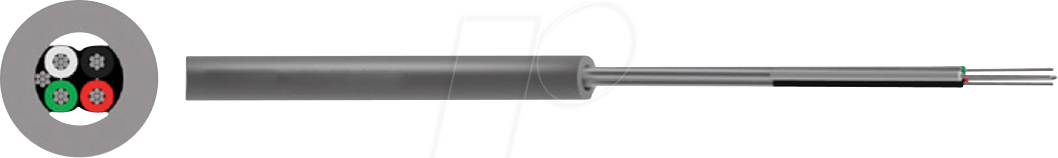 Купить RND CABLE RND 475-00633 - Datenkabel, 4 x 4,2 mm, 100 m, grau (RND 475-00633) в магазине wardena.ru
