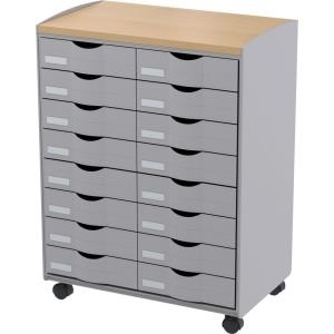 Купить Rollwagen 16 Schübe grau/buche (DT 162N.02.23) в магазине wardena.ru