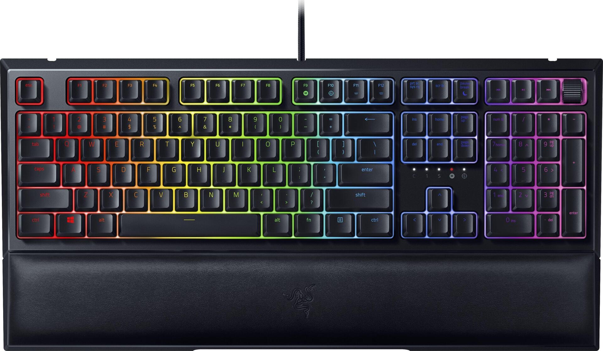 Купить Razer Ornata V2 Tastatur QWERTY US Englisch Schwarz (RZ03-03380100-R3M1) в магазине wardena.ru