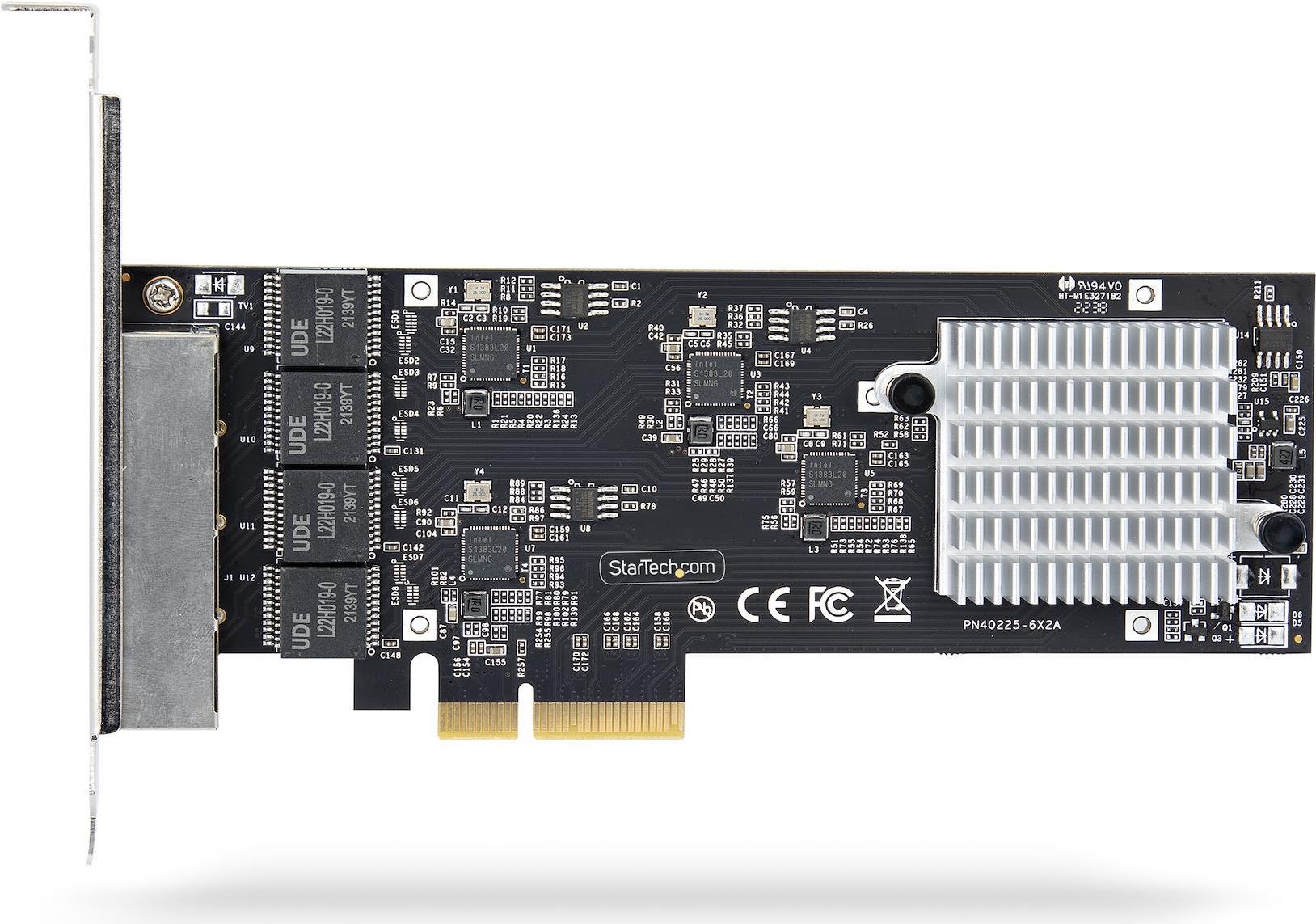 Купить StarTech.com 4-Port 2.5Gbps NBASE-T PCIe Network Card, Intel I225-V Chip, Quad Port Computer Network Card, Multi-Gigabit NIC, PCI Express Server LAN Card, Desktop Ethernet Interface Card, PCI Express 2.0 (PR42GI-NETWORK- (PR42GI-NETWORK-CARD) в магазине wardena.ru