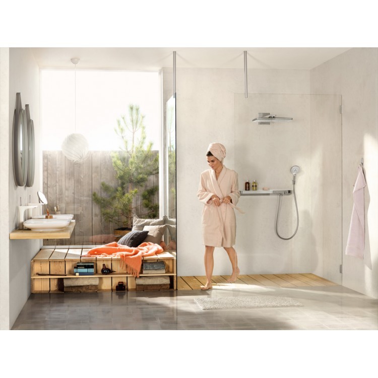 Купить Hansgrohe Rainmaker Select Верхний душ 460 1jet EcoSmart 9 л/мин с держателем хром 24013400 в магазине wardena.ru