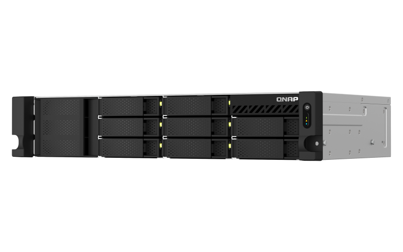 Купить QNAP TS-864EU-RP NAS Rack (2U) Eingebauter Ethernet-Anschluss Schwarz (TS-864eU-RP-4G) в магазине wardena.ru