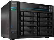 Купить ASUSTOR Lockerstor 10 AS6510T - NAS-Server - 10 Schächte - SATA 6Gb/s - RAID 0, 1, 5, 6, 10, JBOD - RAM 8 GB - 2.5 Gigabit Ethernet / 10 Gigabit Ethernet - iSCSI Support (90-AS6510T00-MD30) в магазине wardena.ru