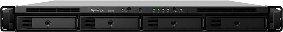 Купить Synology RackStation RS820RP+ NAS & Speicherserver C3538 Eingebauter Ethernet-Anschluss Rack (1U) Schwarz (RS820RP+) в магазине wardena.ru