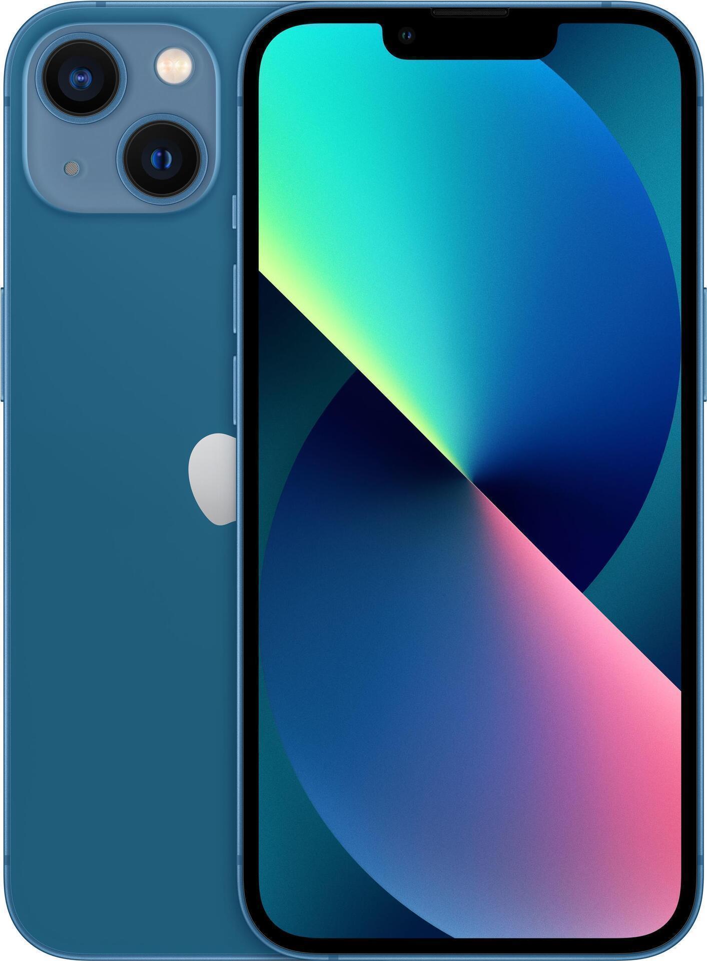 Купить Apple iPhone 13 - Smartphone - Dual-SIM - 5G NR - 512GB - 6.1" - 2532 x 1170 Pixel (460 ppi (Pixel pro" )) - Super Retina XDR Display - 2 x Rückkamera 12 MP Frontkamera - Blau (MLQG3ZD/A) в магазине wardena.ru