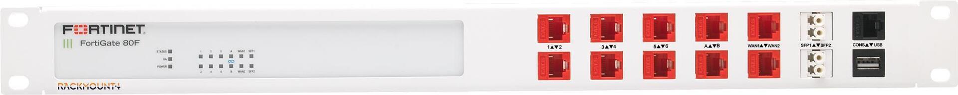 Купить Rackmount.IT RM-FR-T15 - Netzwerk-Einrichtung - Rack montierbar - RAL 9003 - 1U - 48,3 cm (19") - für Fortinet FortiGate 80F, 81F (RM-FR-T15) в магазине wardena.ru