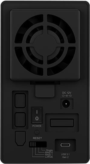 Купить Geh. IcyBox USB Type-C 2x3.5" SATAI-III RAID IB-RD3802-C31 (IB-RD3802-C31) в магазине wardena.ru
