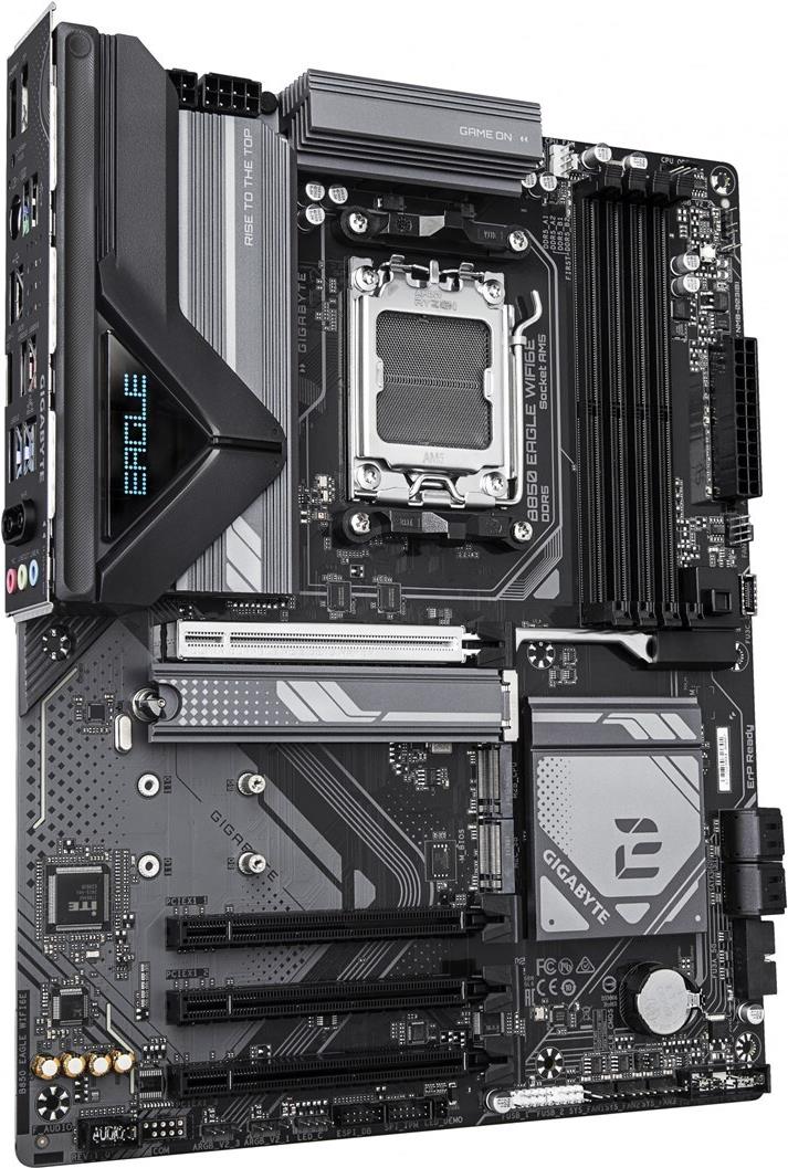 Купить GIGABYTE B850 EAGLE WIFI6E Motherboard - AMD Ryzen 9000 Serie CPUs, 8+2+2 Phasen digitales VRM, bis zu 8200MHz DDR5 (OC), 1xPCIe 5.0 + 2xPCIe 4.0 M.2, GbE LAN, WIFI 6E, USB 3.2 Gen 2 (B850 EAGLE WIFI6E) в магазине wardena.ru