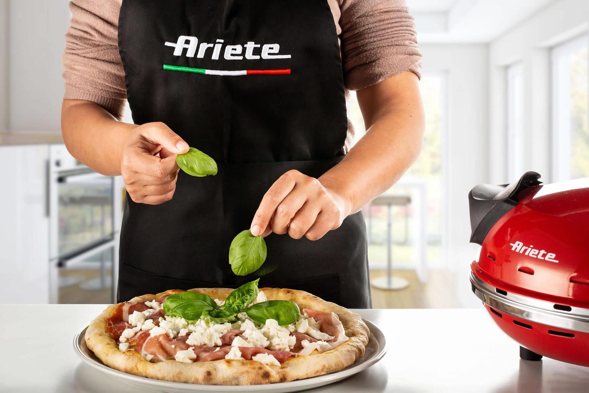 Купить Ariete 0909 Pizzamacher/Ofen 1 Pizza/Pizzen 1200 W Schwarz - Rot (00C090900AR0) в магазине wardena.ru