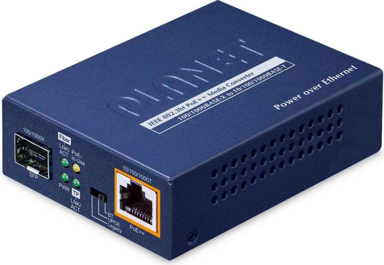 Купить PLANET 1-Port 100/1000X SFP to Netzwerk Medienkonverter Blau (GUP-805A-60W) в магазине wardena.ru