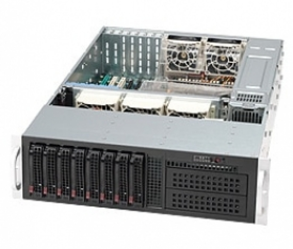 Купить Chassis Supermicro CSE-835TQC-R802B 3U 800W Redundant Hot-Swap 8xHDD SATA/SAS в магазине wardena.ru