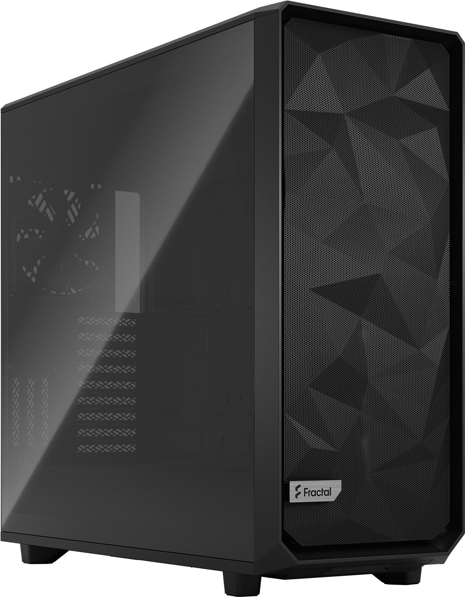 Купить Fractal Design Meshify 2 XL - Tower - verbessertes, erweitertes ATX - Seitenteil mit Fenster (gehärtetes Glas) - keine Spannungsversorgung (ATX) - Schwarz - USB/Audio (FD-C-MES2X-02) в магазине wardena.ru