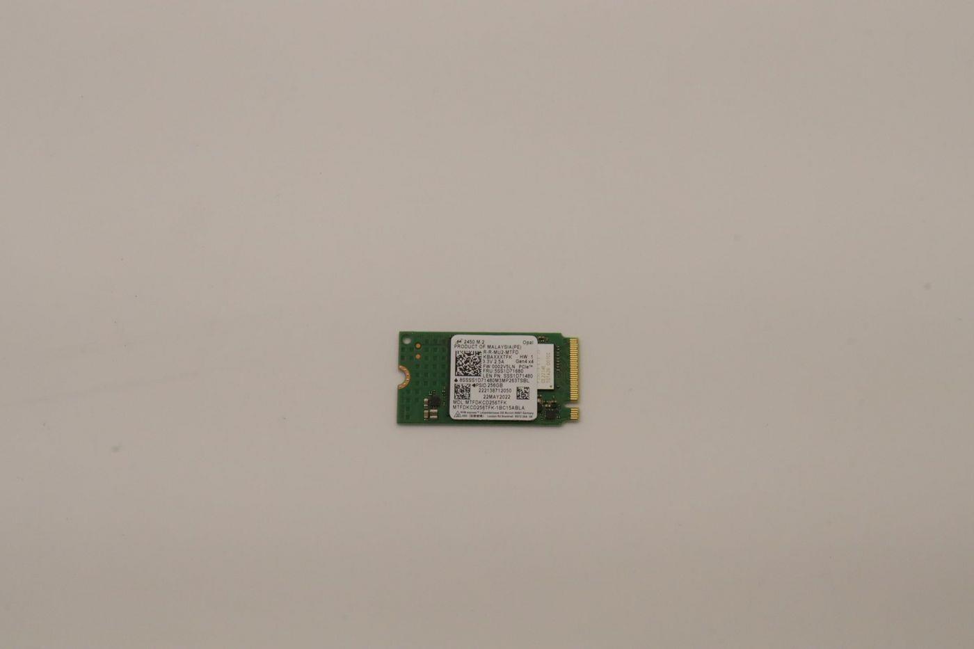 Купить Lenovo SSD 256GB M.2 2242 PCIe4x4 Mic OP (5SS1D71680) в магазине wardena.ru