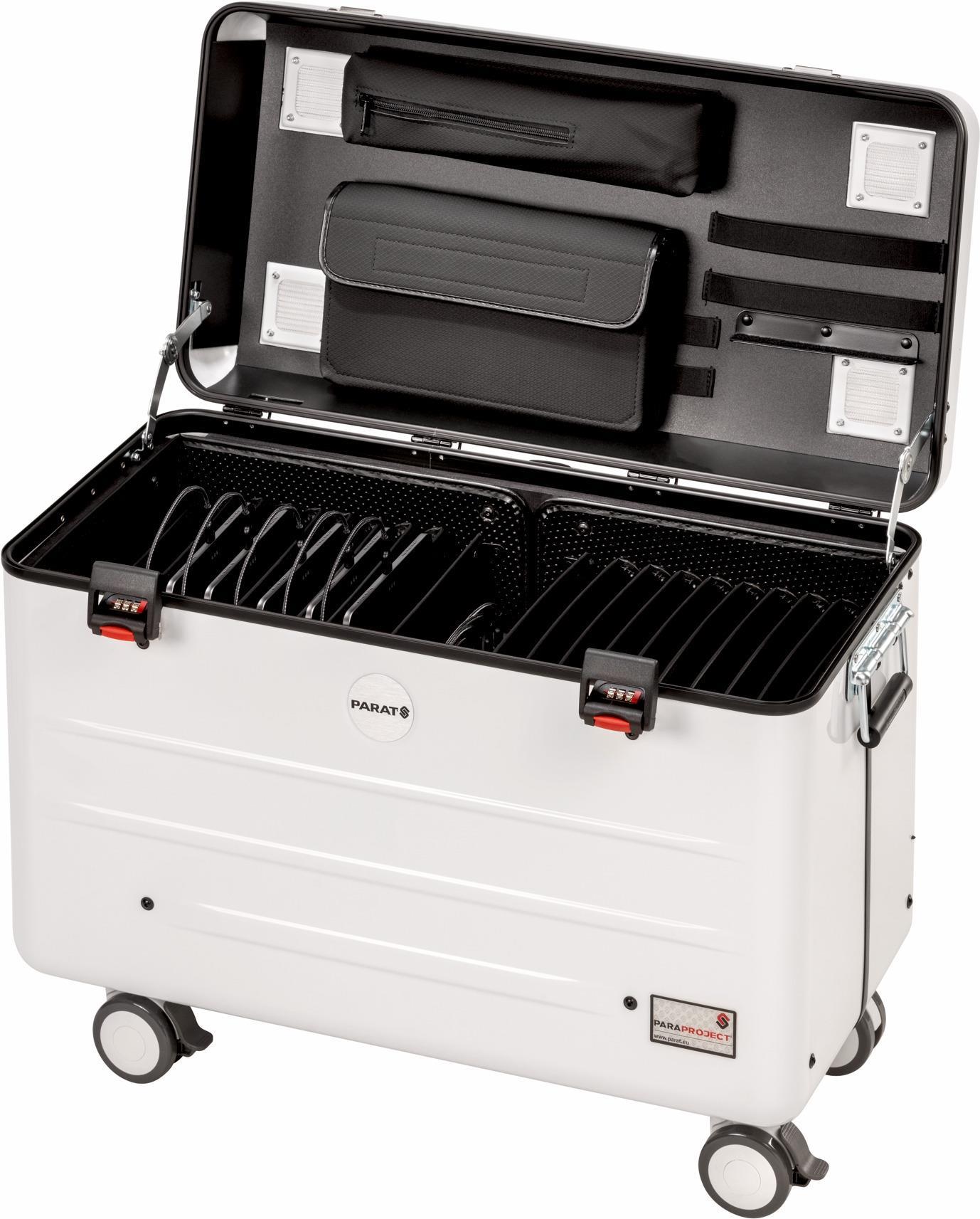 Купить PARAT PARAPROJECT Case TC20 TwinCharge für 20 Tablets bis 32,77cm 12.9" iOS/And/Win Charge Only USB-C auf USB-C Kabel weiss (208722170) в магазине wardena.ru