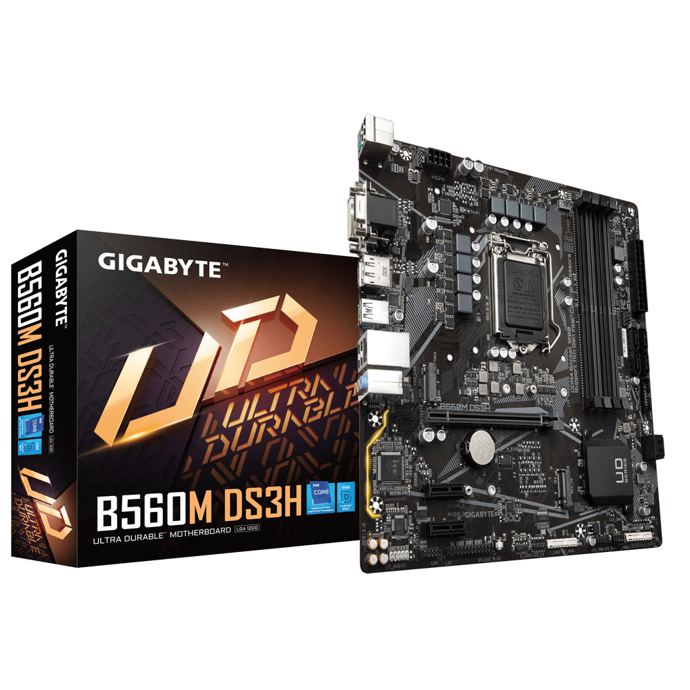 Купить Gigabyte Motherboard 1200 B560M DS3H (GAB56MS3H-00-G) в магазине wardena.ru