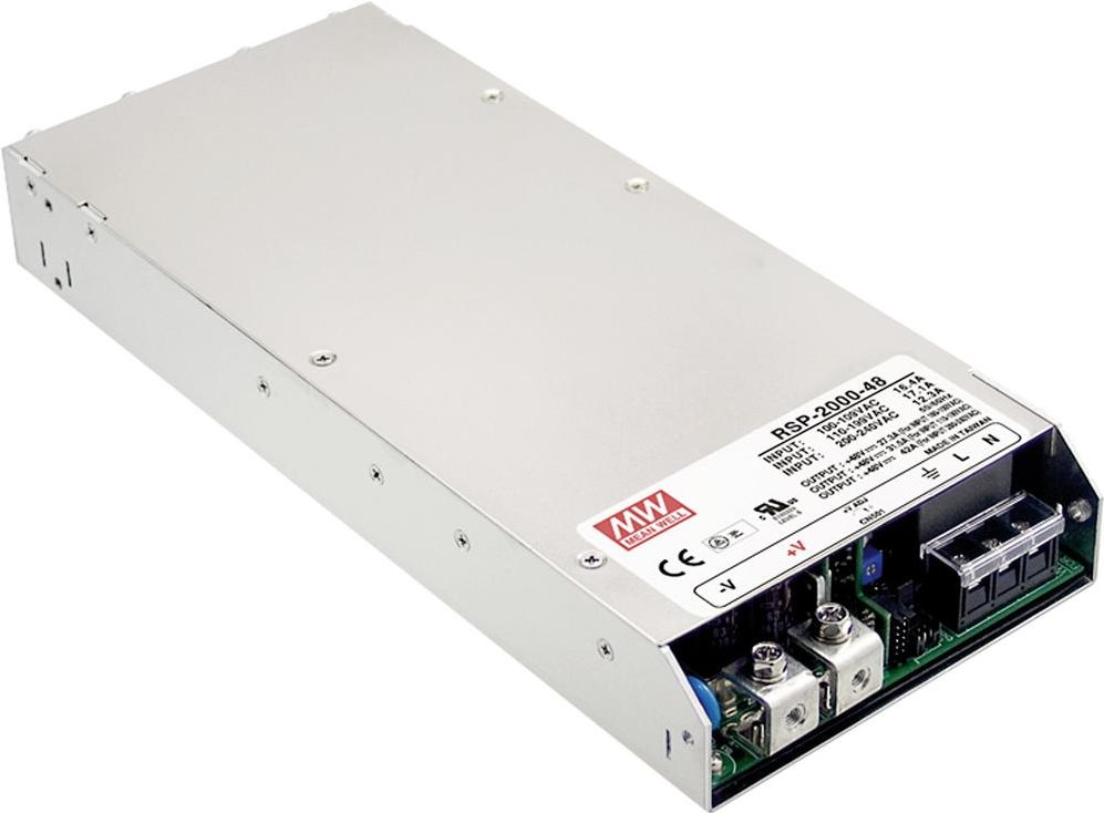 Купить MEAN WELL RSP-2000-48 2016W 1U Metallisch Netzteil (RSP-2000-48) в магазине wardena.ru