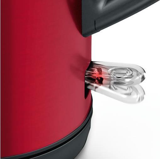Купить Bosch TWK4P434 Wasserkocher 1,7 l Schwarz - Rot 2400 W (TWK4P434) в магазине wardena.ru