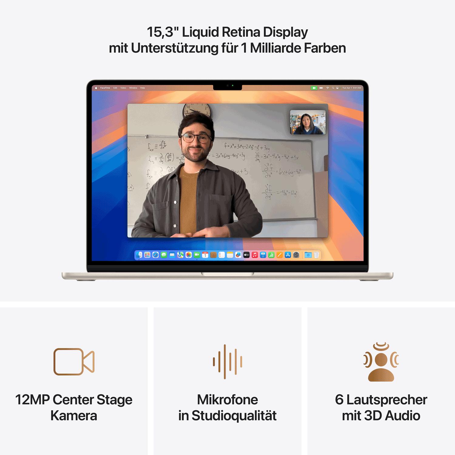 Купить APPLE MACBOOK AIR 15 M4 10C/10C/16C 16GB 256GB 35W - STARLIGHT (MW1J3D/A) в магазине wardena.ru