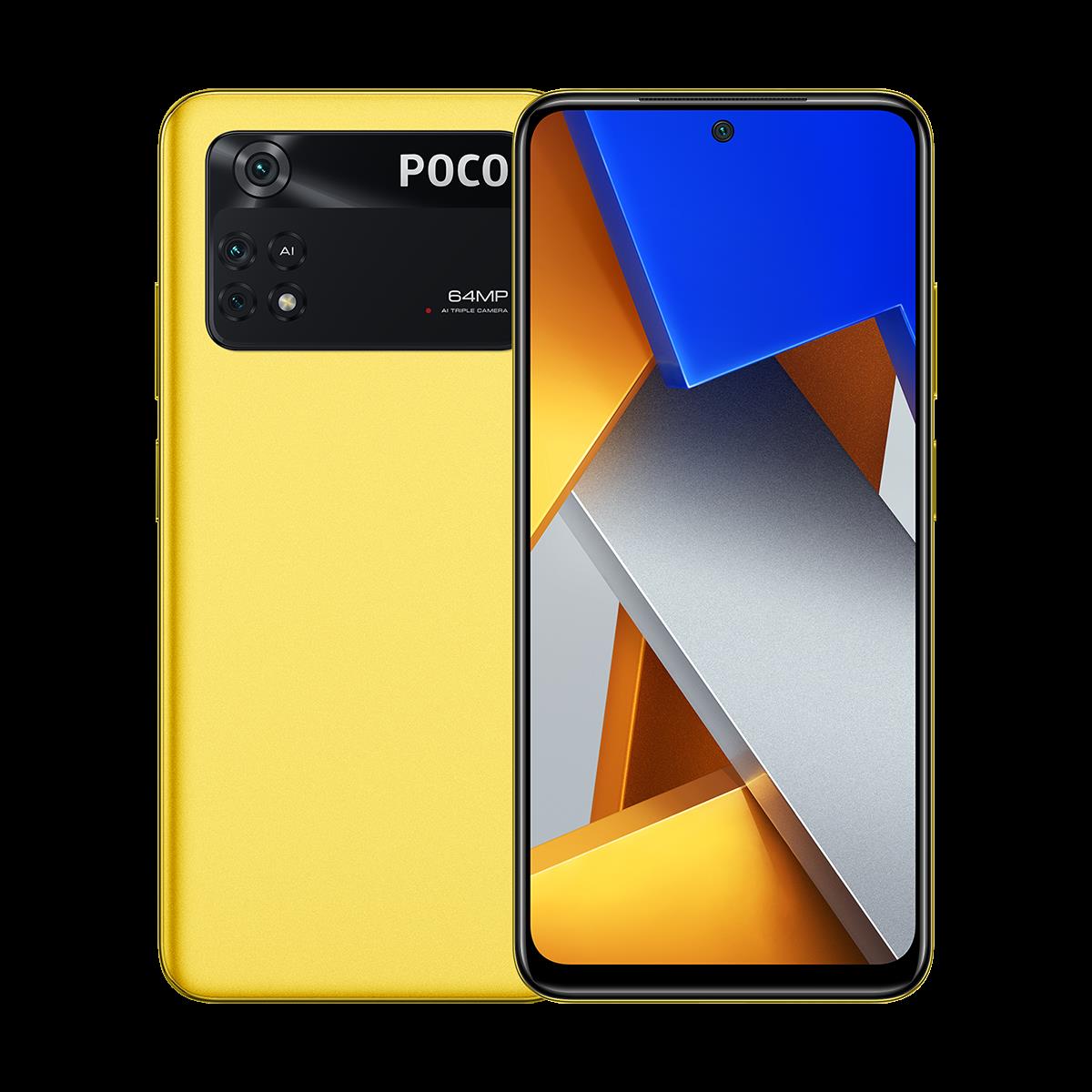 Купить Xiaomi POCO M4 Pro 5G - 5G Smartphone - Dual-SIM - RAM 6GB / 128GB - microSD slot - LCD-Anzeige - 6.6" - 2400 x 1080 Pixel (90 Hz) - 2 x Rückkamera 50 MP, 8 MP - front camera 16 MP - Poco Yellow (38494) в магазине wardena.ru