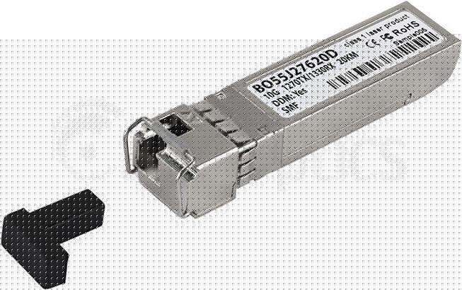 Купить Kompatibler Juniper SFPP-10GE-BX20U-IT BlueOptics BO55J27620D SFP+ Bidi Transceiver, LC-Simplex, 10GBASE-BX-U, Singlemode Fiber, TX1270nm/RX1330nm, 20KM, DDM, 0°C/+70°C (SFPP-10GE-BX20U-IT-BO) в магазине wardena.ru