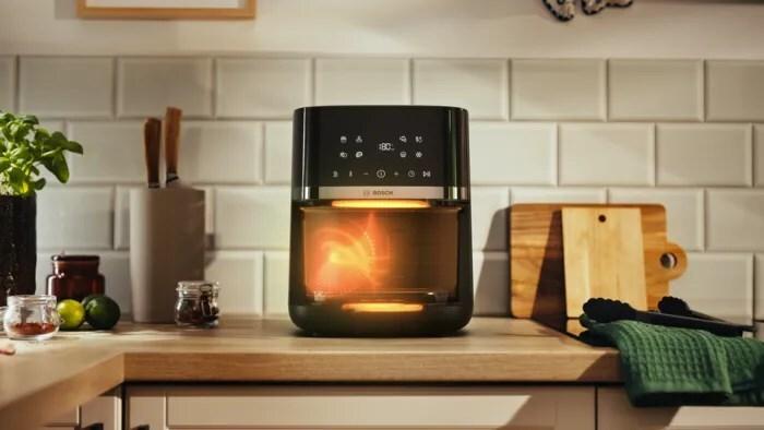 Купить Bosch Serie 4 MAFS2462B Fritteuse Einzelbild 6,1 l Eigenständig 2050 W Heißluftfritteuse Schwarz (MAFS2462B) в магазине wardena.ru