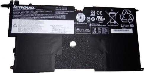 Купить Lenovo Simplo - Laptop-Batterie - Lithium-Polymer - 8 Zellen - 46 Wh - FRU - für ThinkPad X1 Carbon (2nd Gen) 20A7, 20A8 (45N1703) в магазине wardena.ru