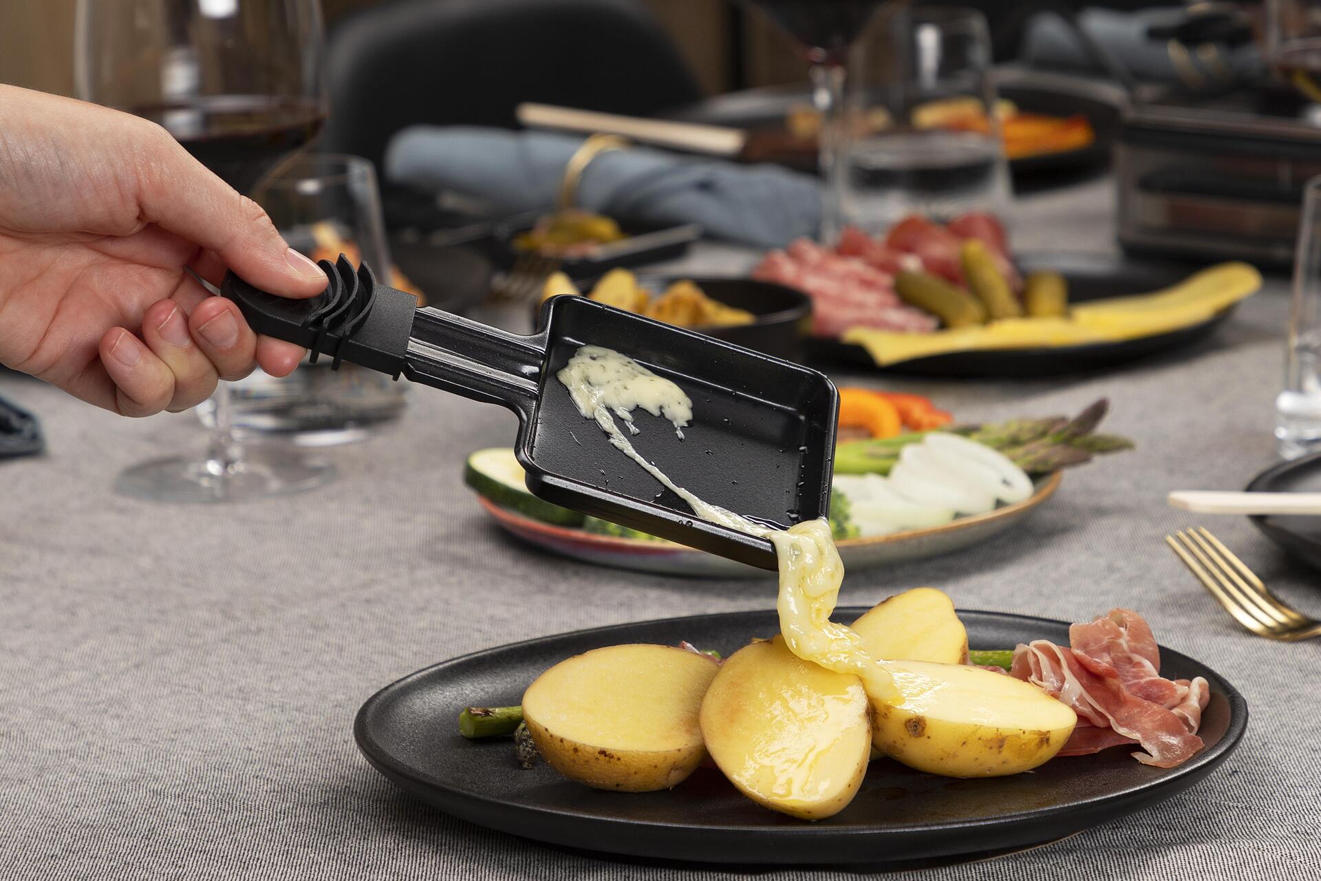 Купить Princess 162645 Raclette 8 Grill Deluxe - 1400 W - 220 - 240 V - 50 / 60 Hz - 455 mm - 226 mm - 145 mm (01.162645.01.001) в магазине wardena.ru