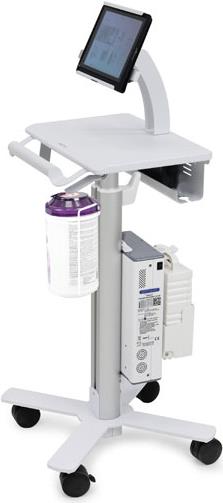 Купить Ergotron StyleView Tablet Cart, SV10 - Wagen für Tablet / Tastatur - medizinisch - Metall - weiß, Aluminium - Bildschirmgröße: bis zu 30,5 cm (bis zu 30,50cm (12") ) - Montageschnittstelle: 100 x 100 mm, 75 x 75 mm (SV10 (SV10-1400-0) в магазине wardena.ru