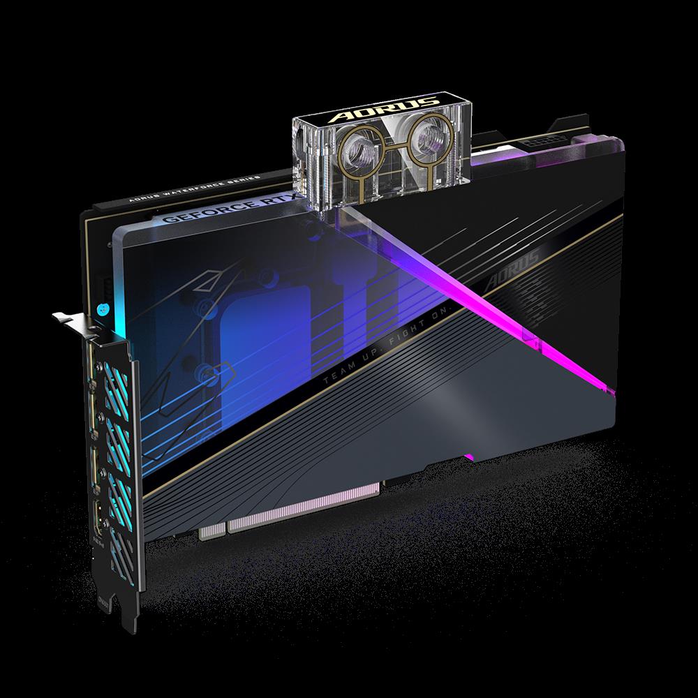 Купить GIGABYTE AORUS GeForce RTX 4080 WaterForce 16GB GDDR6X Grafikkarte 1xHDMI, 3xDP (GV-N4080AORUSX W-16G) (GV-N4080AORUSX W-16GD) в магазине wardena.ru