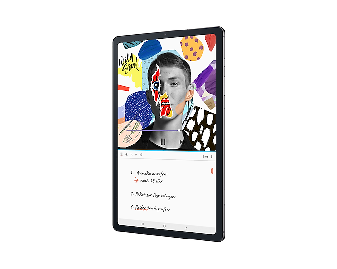 Купить Samsung Galaxy Tab S6 Lite - Tablet - Android - 128 GB - 26.31 cm (10.4") TFT (2000 x 1200) - microSD-Steckplatz - Oxford Gray (SM-P610NZAEDBT) в магазине wardena.ru