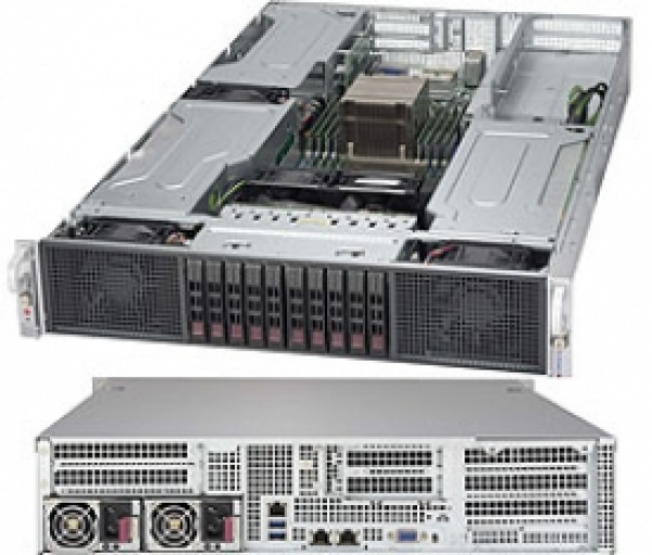 Купить Server Supermicro SYS-2029GP-TR • CSE-218GH-R2K03B • X11DPG-SN • 2U IPMI NVMe в магазине wardena.ru