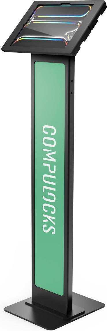 Купить Compulocks iPad Pro M4 13" (2024), Apex Enclosure Brandable Floor Stand - Befestigungskit (Aufstellung, Gehäuse) - für Tablett - Branding-fähig - verriegelbar - Metall, Polypropylen - Schwarz - Bildschirmgröße: 33.02 cm (140B13PAPX4B) в магазине wardena.ru