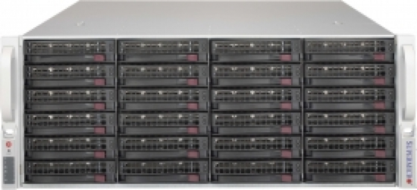 Купить Chassis Supermicro CSE-846BE2C-R1K03JBOD 4U 1000W Redundant Hot-Swap 24xHDD SATA/SAS в магазине wardena.ru
