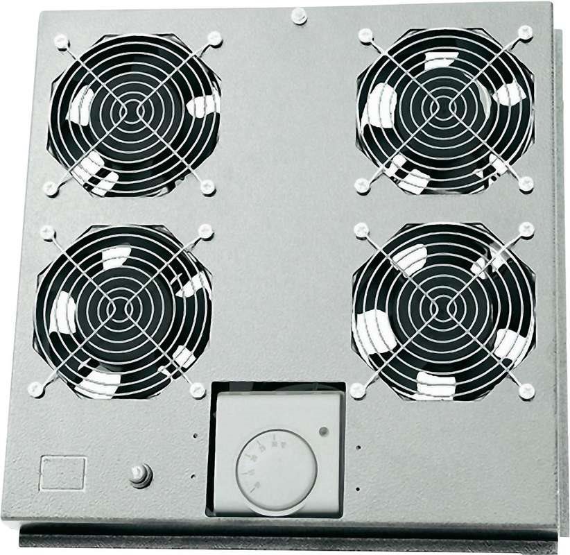 Купить Logilink Canovate - Rack Dach Gebläseschale - mit 4 Ventilatoren, Thermostat - Wechselstrom 220-240 V - Hellgrau, RAL 7035 (FAS122G) в магазине wardena.ru