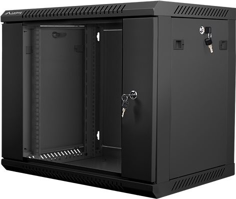 Купить Lanberg WF01-6409-10B Rack 9U Wandmontiertes Regal Schwarz (WF01-6409-10B) в магазине wardena.ru
