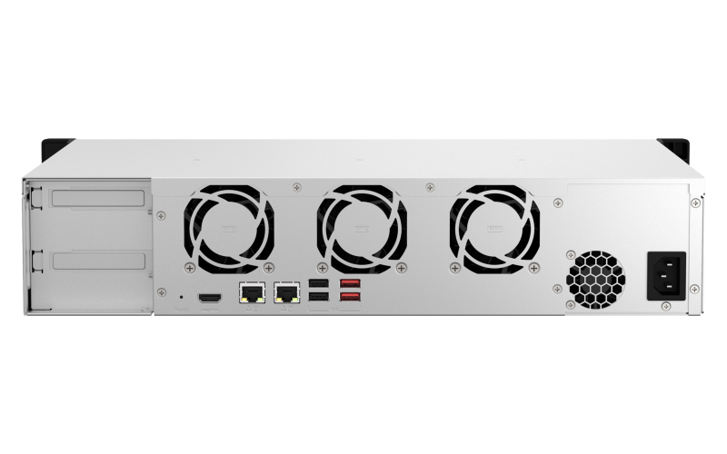 Купить QNAP TS-864eU NAS Rack (2U) Eingebauter Ethernet-Anschluss Schwarz (TS-864eU-4G) в магазине wardena.ru