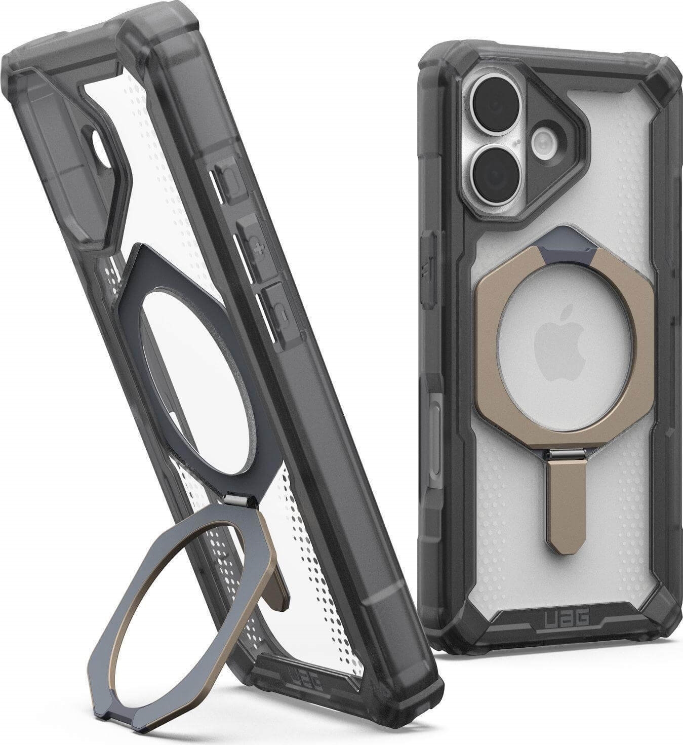 Купить UAG Urban Armor Gear Plasma XTE MagSafe Kickstand Case | Apple iPhone 17 | ash (transparent)/titan | 114526113136 (114526113136) в магазине wardena.ru