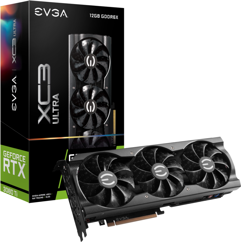 Купить EVGA GeForce RTX 3080 Ti XC3 Ultra Gaming, 12GB GDDR6X, HDMI, 3x DP (12G-P5-3955-KR) в магазине wardena.ru