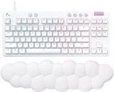Купить Logitech G G713 - Tastatur - tenkeyless - Hintergrundbeleuchtung - USB - QWERTY - GB - Tastenschalter: Linear - weiß (920-010676) в магазине wardena.ru