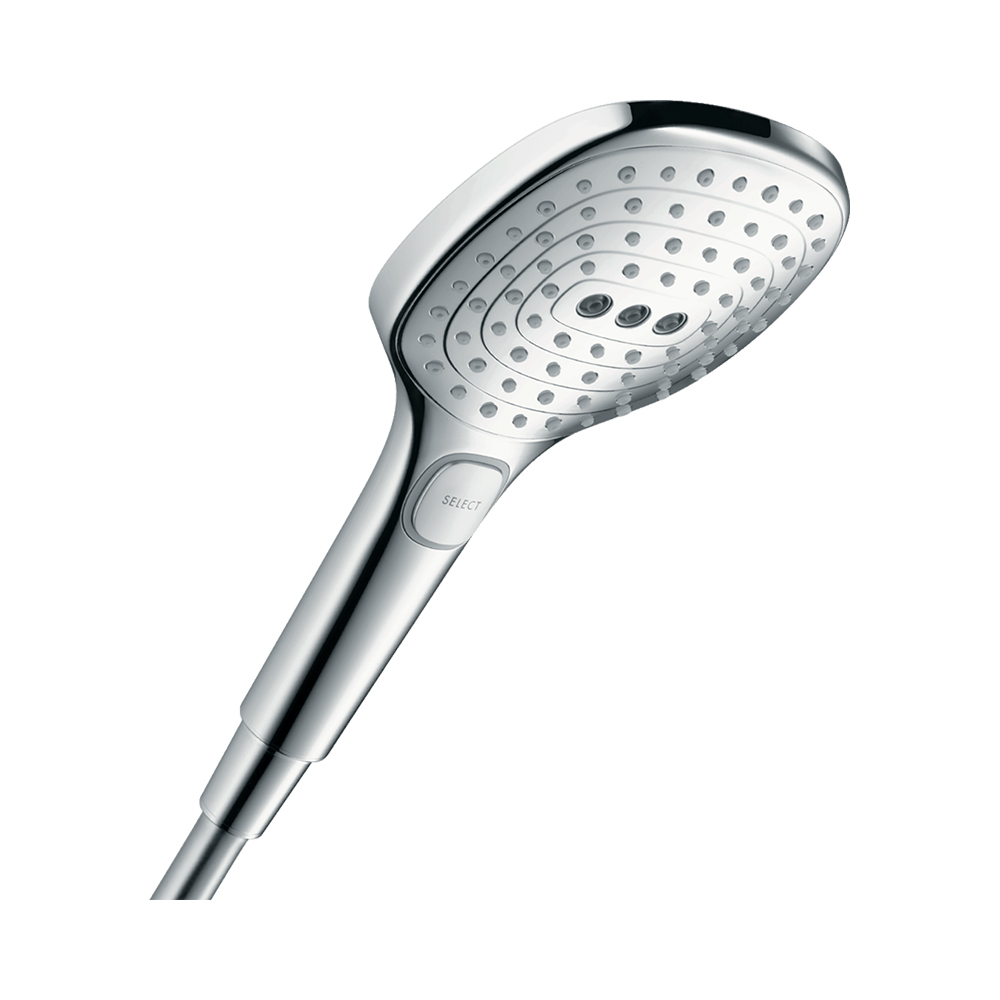 Купить Hansgrohe Raindance Select E Ручной душ 120 3jet EcoSmart 9 л/мин хром 26521000 в магазине wardena.ru