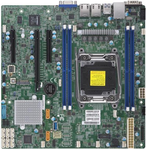 Купить SUPERMICRO X11SRM-F - Motherboard - micro ATX - LGA2066 Socket - C422 - USB 3.0 - 2 x Gigabit LAN - Onboard-Grafik (MBD-X11SRM-F-B) в магазине wardena.ru